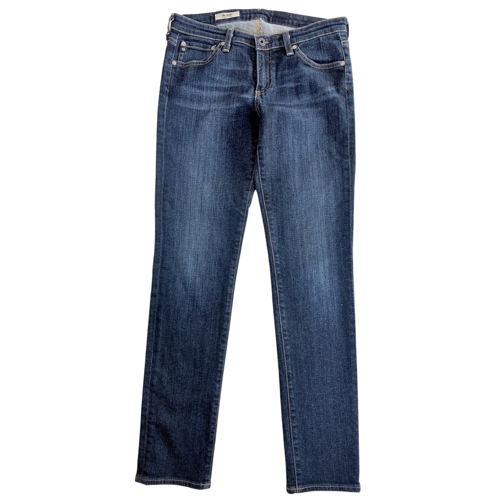 AG Adriano Goldschmied The Stilt Cigarette Leg‎ Jeans Womens 28R Blue Slim Fit